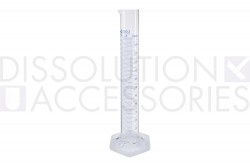 PSGLA250ST-EW-Dissolution-Accessories-250-mL-Graduated-Clear -Glass-Top-Cylinder-Erweka-Erweka