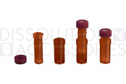PSFVA-PVDF-Filter-Vial-Dissolution-Accessories-Purple Red-Cap-amber-