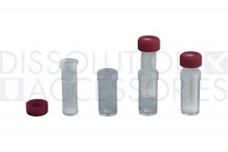 PSFVC-PVDF-Filter-Vial-Dissolution-Accessories-Purple Red-Cap-clear-